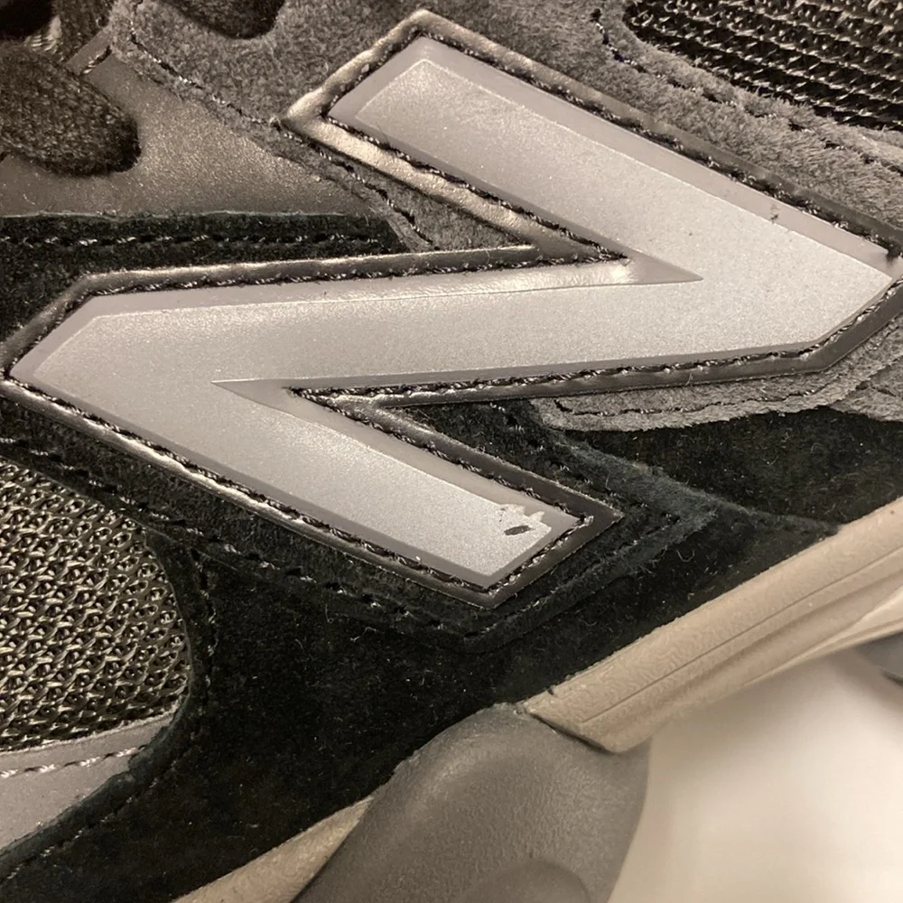 Black and Gray 9060 Sneakers - Picture 9 of 9